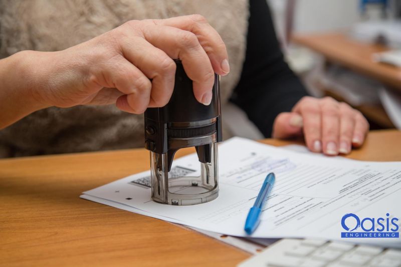 Stamping a document
