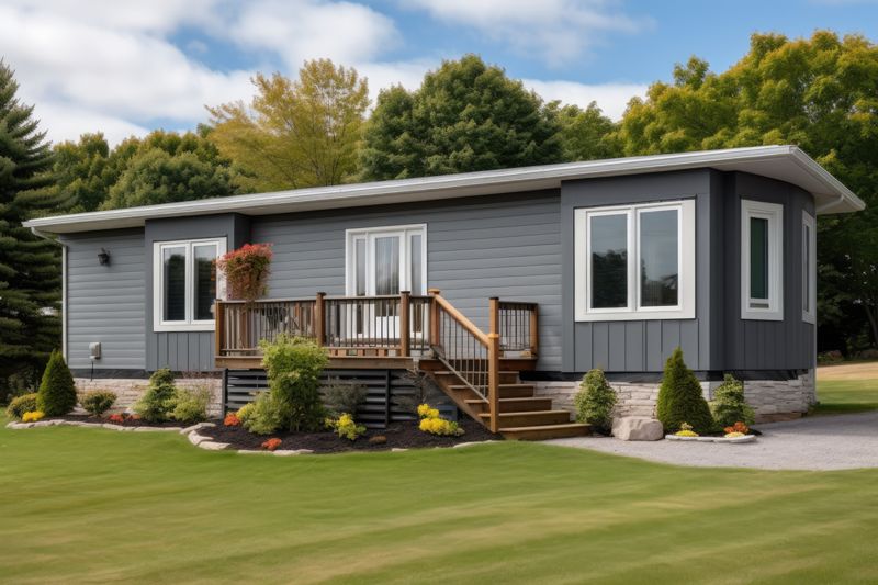 Manufactured home on a permanent foundation