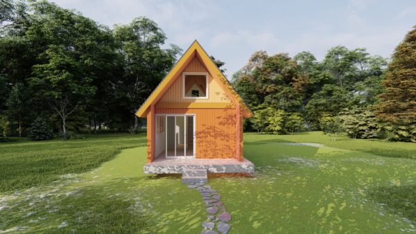 Tiny Home Plans: 24x12ft DIY ADU Plan Set with Loft Bedroom