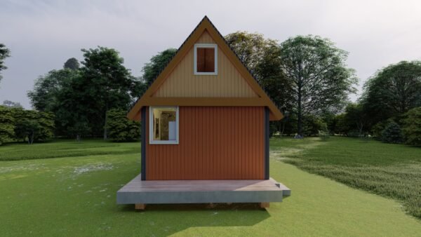 Tiny Home Plans: 24x12ft DIY ADU Plan Set with Loft Bedroom - Image 4
