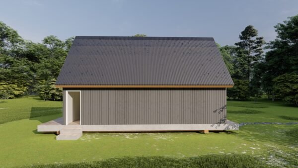 Tiny Home Plans: 24x12ft DIY ADU Plan Set with Loft Bedroom - Image 5