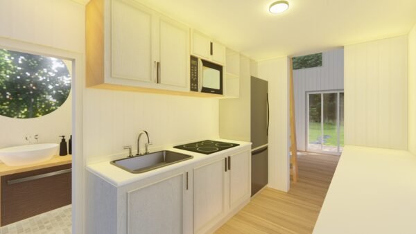 Tiny Home Plans: 24x12ft DIY ADU Plan Set with Loft Bedroom - Image 10