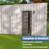 Shipping Container ADU Plans - 320 sq-ft Studio