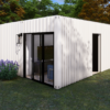 Double 20' Shipping Container Home