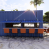 Oasis Shipping Container Bar