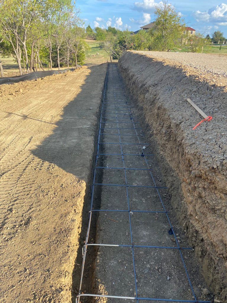 Retaining Wall Footing Engineer Letter and Inspection