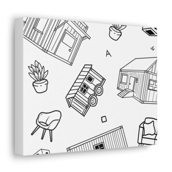 Container & Tiny Home Canvas Gallery Wrap - Artistic Home Decor! - Image 9