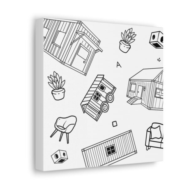 Container & Tiny Home Canvas Gallery Wrap - Artistic Home Decor! - Image 2
