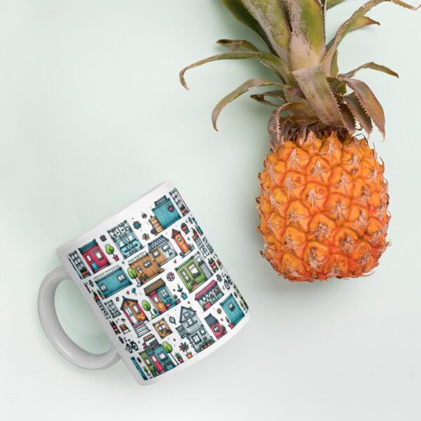 Whimsical Shipping Container Home Inspired Coffee Mug - Perfect for Tiny Home Enthusiasts! - Image 2