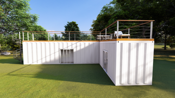 Premium Pre-Engineered 480sqft Shipping Container Home Plans