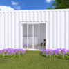 20x8 Shipping Container Kitchen & Dining Area Blueprints