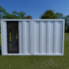 40ft Double Container Home Plans Rear