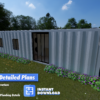 40ft High Cube Container Home Plans