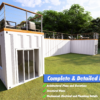 960sqft Shipping Container Home Plans: H-Shape