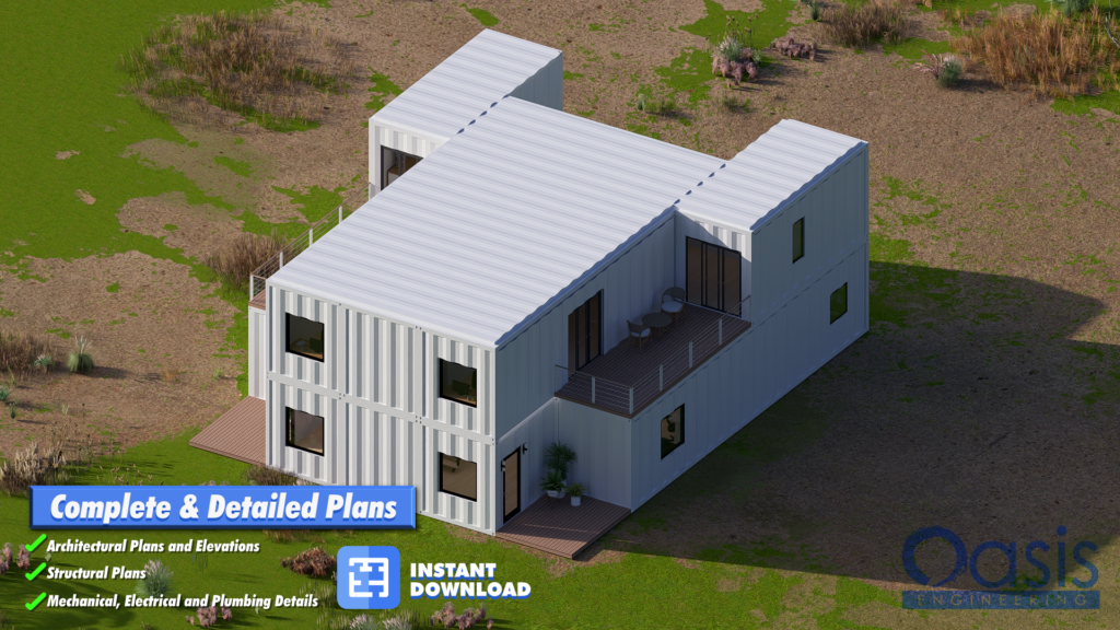 Shinjuku Duplex Container Home Plans – 10x Containers Design