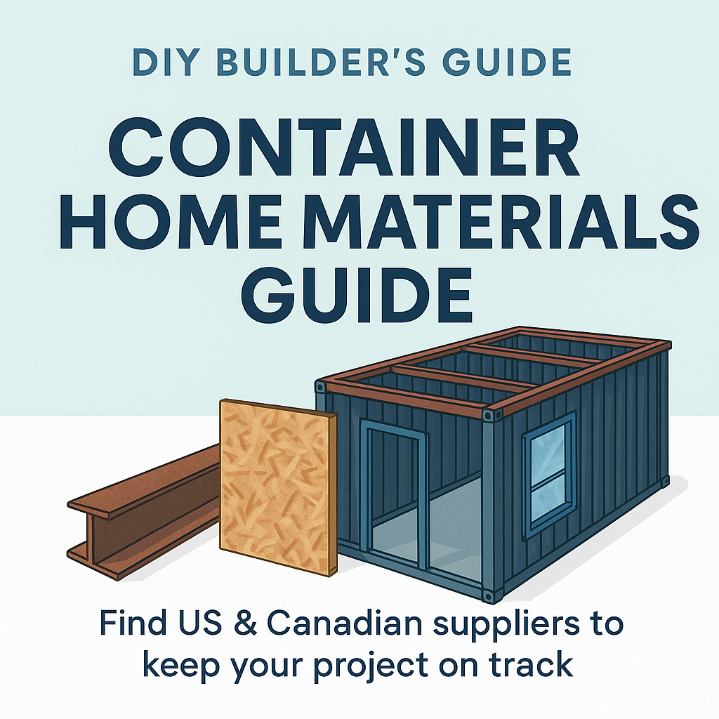 DIY Container Home Materials