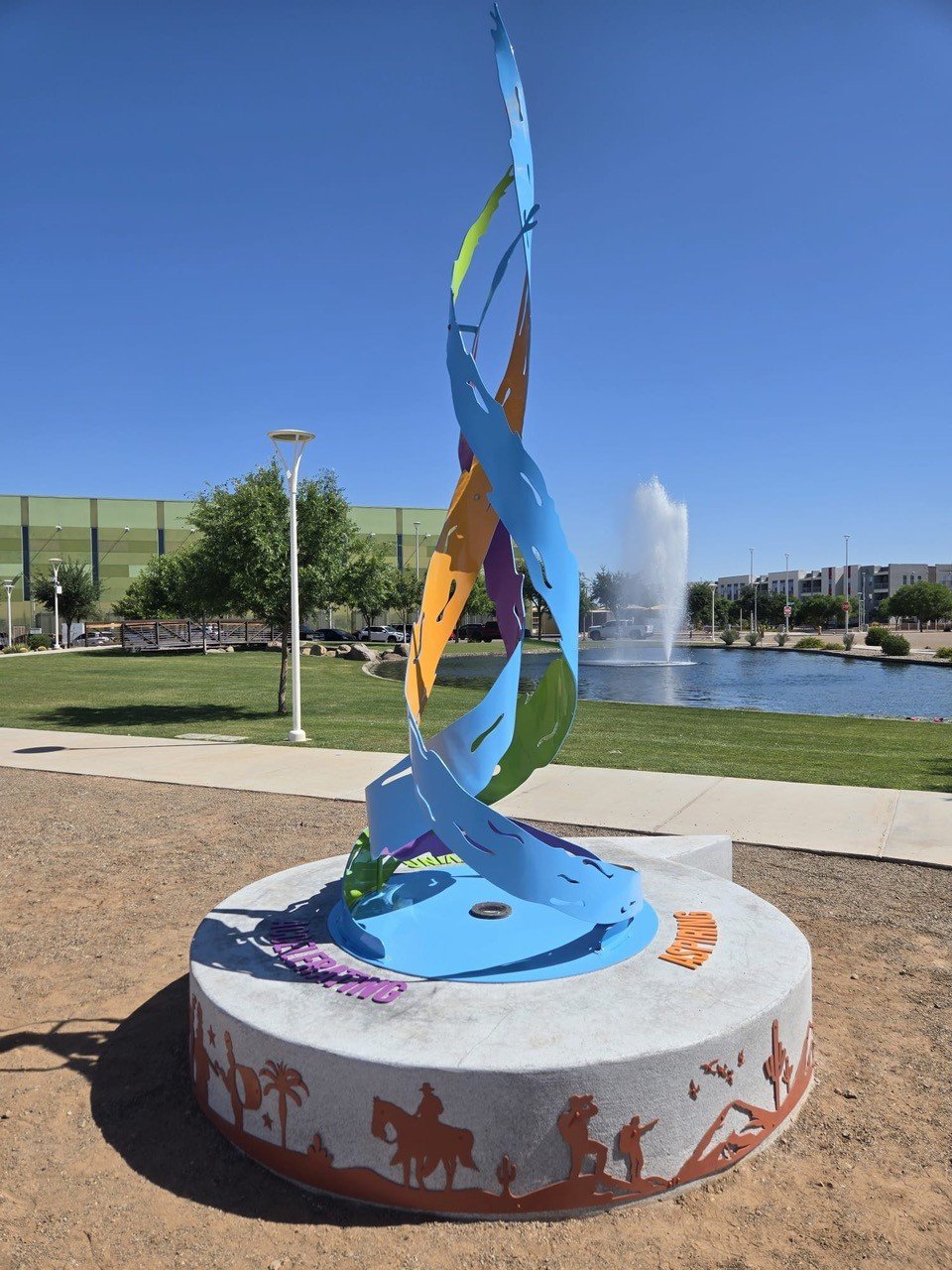 Avondale Arizona Flame Sculpture Engineering