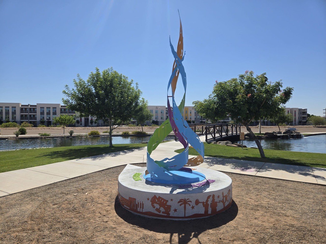 Avondale Arizona Flame Sculpture Engineering