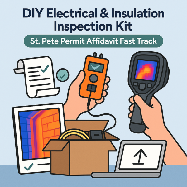 DIY Electrical & Insulation Inspection Kit — Electrical Tester, Thermal Scanner, and Permit Compliance Tools for St. Pete Affidavit